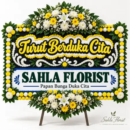 Papan Bunga Duka Genteng